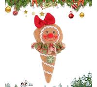 Generico de Pan de tissu - Décoration de Noël douce pour sapin de Noël | Ornement suspendu pour vitrine, sac à dos et porte-clés | Décoration pour fêtes et maison, style masculin et féminin