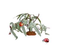 Generico de Reptiles | Décorations de végétation Fausse réaliste - Feuilles artificielles du Dragon Barbu | pour la Tortue de Poisson d'eau Douce Betta Jette léopard caméléon Grenouille ermite