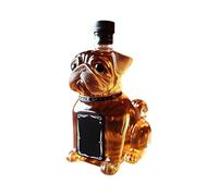 Genérico Décanteur de vin - Carafe de vin | Whisky Decanter | Ensembles de cadeaux de whisky pour hommes sans leader Amoureux de bourbon de barre de bourbon cadeau décoratif pour chien bouteille