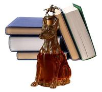 Generico Décanteur de whisky - 350 ml en forme de chien - Bouteille de whisky dans, pour bar, maison, cuisine, salle à manger, mariage, vacances, fête d'anniversaire