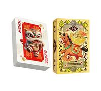 Genérico Decks de Nouvel An lunaire, accessoires pour fêtes de l'année du cheval, jeux de société familiaux - pour adolescents, adultes, collectionneurs, touristes, réunions, fêtes, anniversaires,