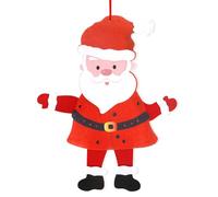 Genérico Décoration de Noël en feutre, décoration de Noël en feutre, renne et bonhomme de neige du Père Noël en 3D - Décoration faite à la main du jouet de la porte pour la décoration