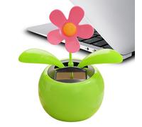 Generico Décoration de tableau de bord de voiture - Ornements, balançoire à énergie solaire, unité de logement pour synthétique résiliente | pour véhicule camion SUV camping-car intérieur maison