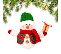 Generico Décoration en forme de neige - pièce maîtresse de table avec lumière, décoration de Noël pour la maison, pour les fêtes de Noël, la maison d'hiver, étagère de bureau, salle à manger