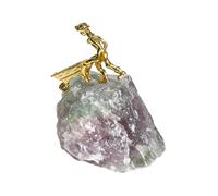 Generico Décoration minérale Mineur - Ornement Naturel Réaliste de Collection - Objets Artistiques Décoratifs - Pour Famille Amis Hommes Femmes Maison Bureau Anniversaire