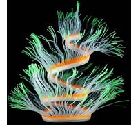 Genérico Décoration pour Aquariums | Anémones Marines artificielles décoratives, Ornements naturels réalistes avec Brillance pour intérieur Famille Amis collègues