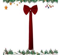 Genérico Décoration pour le sommet du sapin de Noël rouge | Pour la décoration de la maison pour meubles Style | Couronne Ferme Guirlande Banquet Réunion de Noël