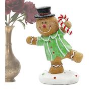 Genérico Décorations de d'épice - de d'épice de Noël en résine de 10-15 cm | Figurines de Noël décoratives pour étagère de cheminée | mignonne de D