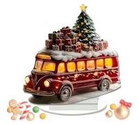 Generico Décorations de Noël | Décorations festives tridimensionnelles en acrylique pour table - pièce maîtresse de table de fête pour étagère de seuil de chambre à coucher, armoire de fête de bureau