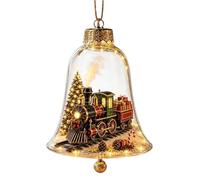 Generico Décorations de Noël lumineuses, pendentifs avec scènes festives à | Pendentifs festifs avec scène miniature pour propriétaires de maison, décorateurs, bureaux, appartements, studios