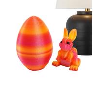 Generico Décorations de Pâques, signe de table décoratif avec oeufs - décorations en forme de lapin, pour la maison des enfants, jardin, avant intérieur, extérieur, fête d'anniversaire, table