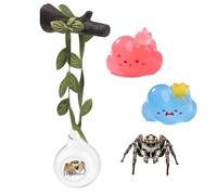 Generico Décorations de terrarium pour sauteurs - Habitat Pet Mantis, décorations d'escalade durables et sûres pour créer des environnements réalistes | pour les amateurs, débutants ou observer