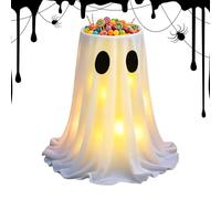 Generico Décorations d'Halloween fantôme - pour bonbons avec LED 8 modes - Décoration fantômes effrayants avec télécommande | pour entrée, cour, jardin, allée, passage piétonne, pelouse, maison