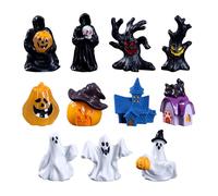 Generico Décorations Halloween Miniatures | Décorations Halloween Miniatures Gothiques,Ensemble De 11 Décorations De Vacances Réutilisables Pour Terrarium Dortoir Hôtel Casa Sorgata