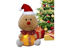 Generico Décorations Pan Di - Bonbons de vaisselle de collection, Statue de Noël pour maison de séjour, fête de vacances, étagère hôtel bureau boutique