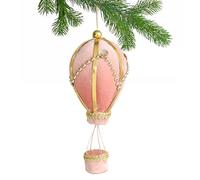 Generico Décorations pour Sapin de Noël - Décoration de Noël en Forme de montgolfière | Charme de fête, pour la Maison, Les Vacances, l'intérieur de la fenêtre, la Porte l Arbre l extérieur