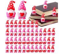 Generico Décorations sur le thème des nains pour Saint Valentin | Centre de table cœur 50 pièces - Figurines de gnomes | pour table, maison, fête, décoration romantique