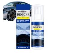 Genérico Dégivreur pour pare-brise de voiture - Spray dégivrant pour vitres de voiture - Pour camping-cars, SUV, berlines, climat froid, voyages sur route