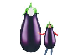 Genérico Déguisement d'aubergine pour adulte, déguisement d'aubergine pour Halloween, fête et événements cosplay
