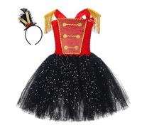 Genérico Déguisement de casse-noisette - Robe de casse-noix pour Halloween avec bandeau | Vêtements de cosplay pour festival, école, usage quotidien, événements automne et Halloween