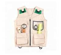 Genérico Déguisement de du zoo pour Gilet de safari pour randonnée, pêche, camping dans le parc et le jardin, exploration sauvage en plein air