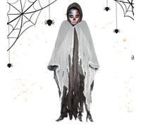 Genérico Déguisement d'Halloween médiéval en mousseline de soie pour adulte, taille 161 x 72 pouces, effrayant d'Halloween | Performance sur scène, décoration de maison hantée, mascarade, événements