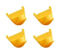 Generico Dés à coudre 4 pièces - Set de protection des doigts pour le travail en tricot | Dés de protection pour débutants et adultes, bricolage, broderie, broderie, tricot