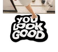 Genérico Design de lettres amusantes avec mots, toboggan coulissant et résistant à la tube, douche d'humeur rétro pour s, Dormit