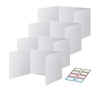 Genérico Desk Dividers - Privacy Folders | Cardboard Privacy Shiields Folder for Students | Privacy Shield Boards for Student Desks Teacher Supplies Protective Screen