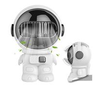Generico Desk Fan, Astronaut Shape, Small USB Fan for Desk, Portable Electric Bladeless Cooling Tool, Compact Design with Handheld Function, Home Cooling Accessories for Desktop, 6,9 x 4,3 x 3,9