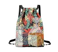 Genérico Dessinez la corde, la sangle - de gymnastique imperméable en nylon pliable, alpinisme en plein air multifonctionnel à la mode, sacs pour femmes pour la fête des mères, bureaux, Feuilles