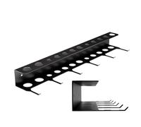 Generico Detail Brush Holder - Heavy Duty Storage With Hooks, Space Saving Car Detailing Brush Organizer For Garage Work Wash Home Workshop