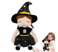 Genérico d'halloween - Jolie Figurine en Peluche en Peluche | Jouet rempli de la Figurine de Bande dessinée, Mignonne de sorcière de décoration d'halloween pour la décoration de la
