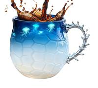 Generico Di A Wave Tasses pour boissons soufflées à la main, côte au chocolat chaud, 414 ml