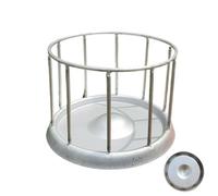 Generico di Cibi Tortue - Plateau d'alimentation pour reptiles en acier inoxydable | Bol à eau résistant à la rouille de Terrarium pour dragon barbu | Accessoires Habitat pour aliments PE