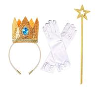 Genérico Diadème magique et gants pour jeux de rôle et représentations pour l'école, la maison, les fêtes, le carnaval