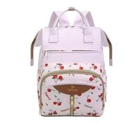 Generico Diaper Bag Backpack - Boy Diaper Bag, Waterproof Maternity Nappy Tote with Stroller Straps | Backpack DiaperBag With Changing Pad - For Dad Mother Father Women Men Boys Girls, violet,