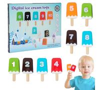 Genérico Didactique pour crème glacée : pour combiner la crème glacée, jeu de classification et de comptage des couleurs, avec classification intelligente des couleurs pour activités