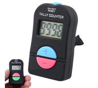 Generico Digital Tally Counter, Electronic Vocal Counter Manual Clicker, Hand Counters Clicker with Lanyard | Portable Number Click Counting Tool with ADD And Subtract Model for Golf, Gym, Football