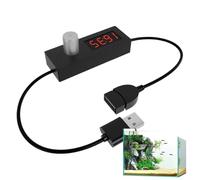 Generico Digital USB Countdown Minuterie Switching Cable | Programmable On/Off Power Control, USB Timer Cable | For Electronics, Appliances, LED Lights, & Home Automation