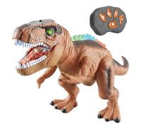 Genérico Dinosaure Télécommande Réaliste RC Éducatif Electronique | Dinosaure RC Lumière Spray Pour Enfants Filles Anniversaire Noël Rempli Chaussettes Cadeaux Récompenses