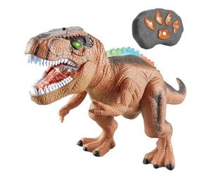 Genérico Dinosaure Télécommande Réaliste RC Éducatif Electronique | Dinosaure RC Lumière Spray Pour Enfants Filles Anniversaire Noël Rempli Chaussettes Cadeaux Récompenses