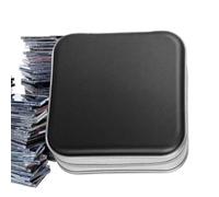 Generico Disc Storage Case - Taille 15,5 cm, Portable Media Holder, 40 disques | Compact Electronics Transport Box For Game, Movie, Video, Music Album, RV, Car, Home, Holiday, Party