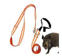 Generico Dispositif pour traîner des cerfs - Équipement d'extérieur orange | Pour le remorquage des cerfs avec bandes réfléchissantes - Pour voyage de camping sur terrain accidenté et terrain