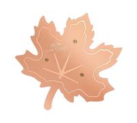 Genérico Disque en cuivre pour bain d'oiseaux | Nettoyeur de 0,6 mm, avec support triple points Thème érable en cuivre pour abreuvoir, pour fontaine à colibri, jardin, patio, paysage, hôtel, parc