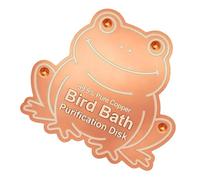Generico Disque en cuivre pour salle de bain | Purification sûre en forme d'animal pour toutes les saisons | Disque d'eau propre salle de bain d'extérieur pour jardin, cour, balcon, pelouse, terre