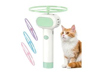 Generico Disque volant pour chats - Lanceurs rechargeables pour chats - Jouet pour enrichissement de l'environnement, pour chiens et pour former en plein air dans le jardin, le balcon ou