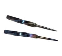 Generico Divot de golf forgé à la main en métal 2 pièces portable | Outils de golf pour réparation Divot - pour l'entretien du terrain Fairway Driving Range Zone pratique le putt