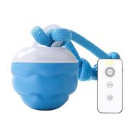 Generico Dog Balls - Dog Interactive Ball | Jeu de persécution canine avec 3 modes | Boule de persécution avec tour automatique | pour jouet d'entraînement actif à mâcher en PLA