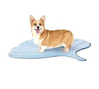 Genérico Dog Cooling Pad, Washable Non-Slip Matt, Breathable Blanket, Portable Plant Shaped Design, Idéal pour la relaxation intérieure, les breeds et les animaux confortables en toute saison